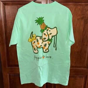 Puppie Love Pineapple Puppy Tee Shirt